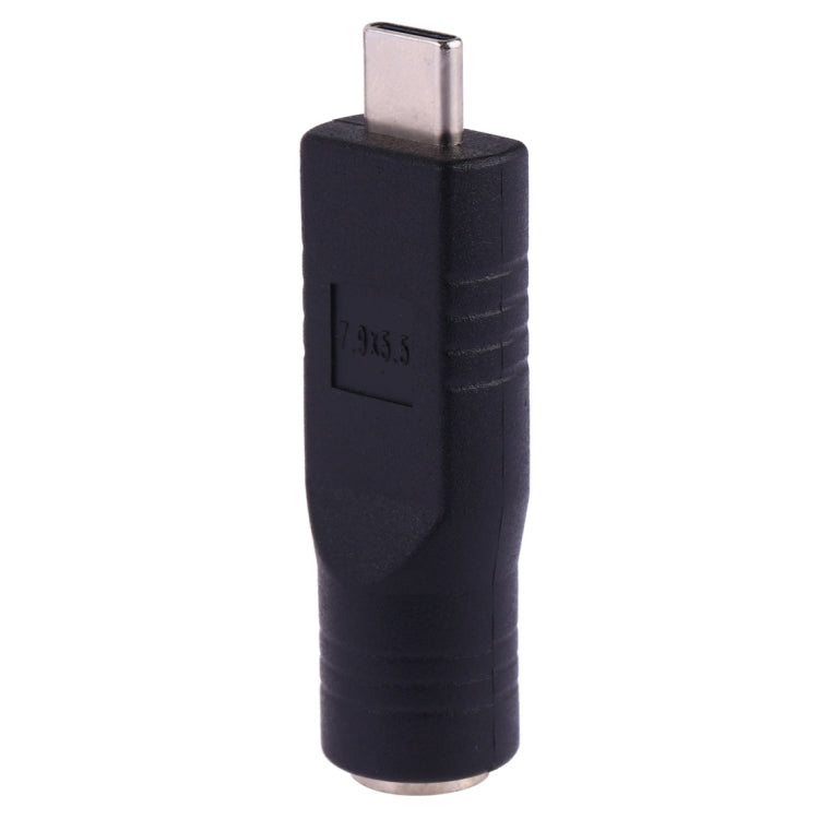7.9 x 5.5毫米母頭轉 USB-C / Type-C 公頭插頭轉接器，7.9 x 5.5毫米母頭