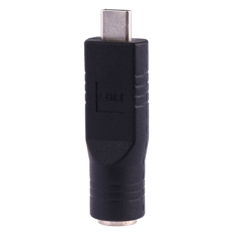 7.4 x 0.6毫米母頭轉 USB-C / Type-C 公頭插頭轉接器，7.4 x 0.6毫米母頭