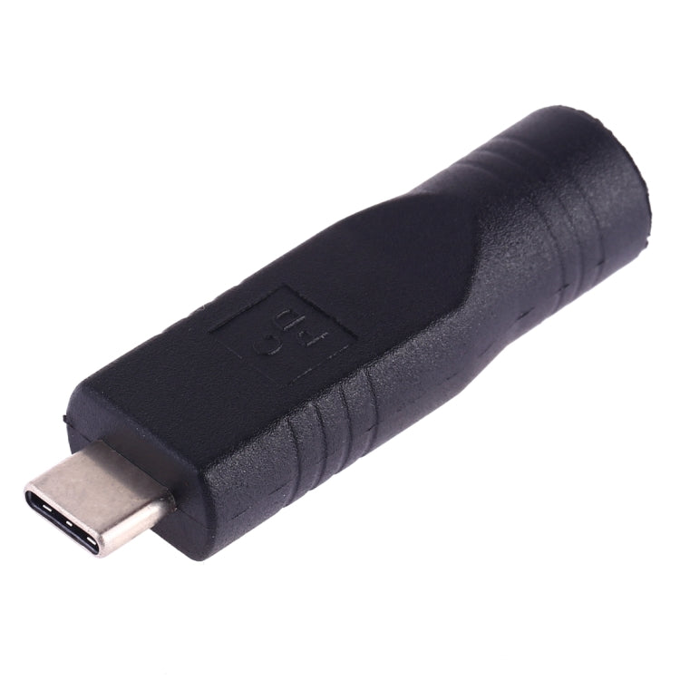 5.5 x 2.5毫米母頭轉 USB-C / Type-C 公頭插頭轉接器，5.5 x 2.5毫米