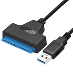 專業SATA轉USB 3.0線纜轉接器 2.5吋SSD硬碟擴充連接器，2.5吋