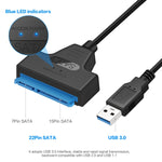 專業SATA轉USB 3.0線纜轉接器 2.5吋SSD硬碟擴充連接器，2.5吋