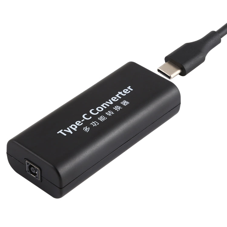 DC 4.5 x 3.0mm電源插孔母頭轉USB-C / Type C母頭電源連接器轉接器，附15cm USB-C / Type C線纜，4.5x3.0mm
