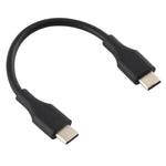DC 4.5 x 3.0mm電源插孔母頭轉USB-C / Type C母頭電源連接器轉接器，附15cm USB-C / Type C線纜，4.5x3.0mm