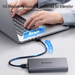 ORICO DD25 C3 2.5吋Type-C轉Type-C及USB機械式SSD硬碟外殼，支援容量：6TB