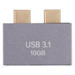 2個USB母頭轉2個USB-C / Type-C公頭轉接器，2個USB母頭轉2個Type-C公頭