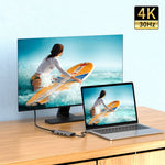 UC912 4合1 4K 30Hz USB 3.0 + 2個USB 2.0轉USB-C / Type-C多功能集線器轉接器，UC912 USB 3.0 + 2個USB 2.0
