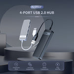 ORICO FL02 480Mbps 4埠USB 2.0集線器，FL02