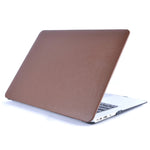 適用於 MacBook Air 13.3 吋 A1466 2012-2017 / A1369 2010-2012 筆記型電腦 PU 皮革貼套