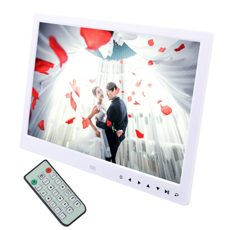 13.0 吋 LED 顯示數位相框，附支架／遙控器，Allwinner，支援 USB／SD 卡輸入／OTG，13.0 吋