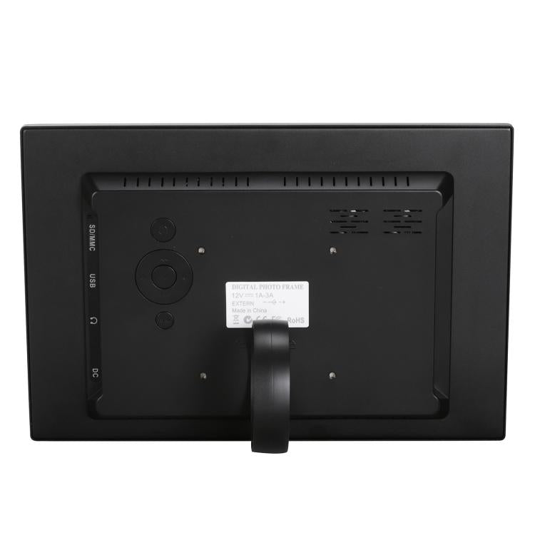 HSD1202 12.1 吋 1280x800 高解析度顯示數位相框，附支架與遙控器，支援 SD／MMC／MS 卡／USB 埠，歐規插頭（銀色），HSD1202 12.1 吋