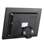HSD1202 12.1 吋 1280x800 高解析度顯示數位相框，附支架與遙控器，支援 SD／MMC／MS 卡／USB 埠，歐規插頭（銀色），HSD1202 12.1 吋