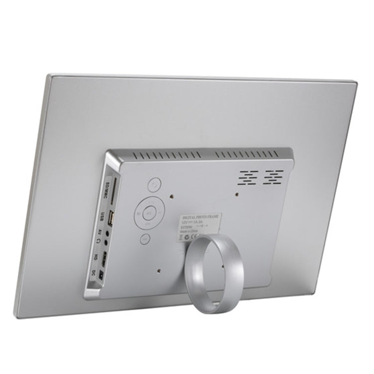 HSD1504 15.4 吋 LED 1280x800 高解析度顯示數位相框，附支架與遙控器，支援 SD / MMC / MS 卡 / USB 埠，歐規插頭（金色），HSD1504 15.4 吋