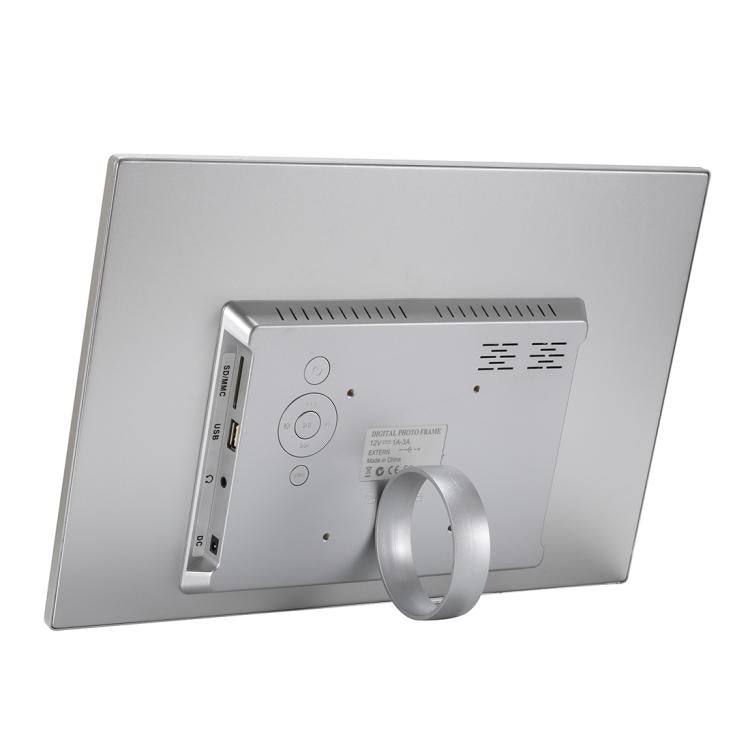 HSD1504 15.4 吋 LED 1280x800 高解析度顯示數位相框，附支架與遙控器，支援 SD / MMC / MS 卡 / USB 埠，歐規插頭（金色），HSD1504 15.4 吋