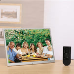 HSD1504 15.4 吋 LED 1280x800 高解析度顯示數位相框，附支架與遙控器，支援 SD / MMC / MS 卡 / USB 埠，歐規插頭（金色），HSD1504 15.4 吋