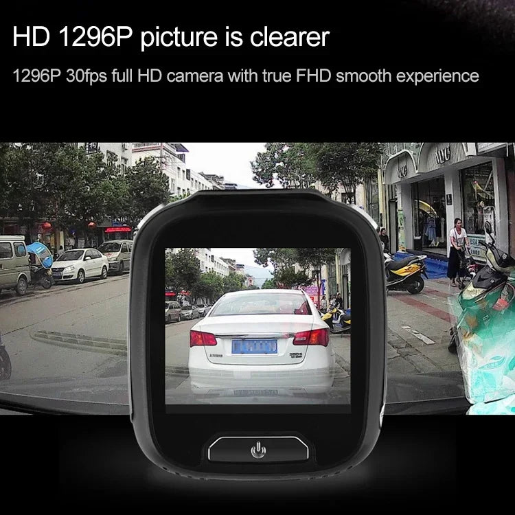 迷你車用行車記錄器 2.0 吋 LCD 螢幕 HD 1080P 170 度廣角視野，支援動態偵測／紅外線夜視／TF 卡／麥克風，2.0 吋