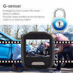 迷你車用行車記錄器 2.0 吋 LCD 螢幕 HD 1080P 170 度廣角視野，支援動態偵測／紅外線夜視／TF 卡／麥克風，2.0 吋