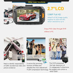 GS90C 車用行車記錄器 2.7 吋 LCD 螢幕 HD 2304 x 1296P 170 度廣角視野，支援動態偵測／TF 卡／G 感測器／HDMI，GS90C
