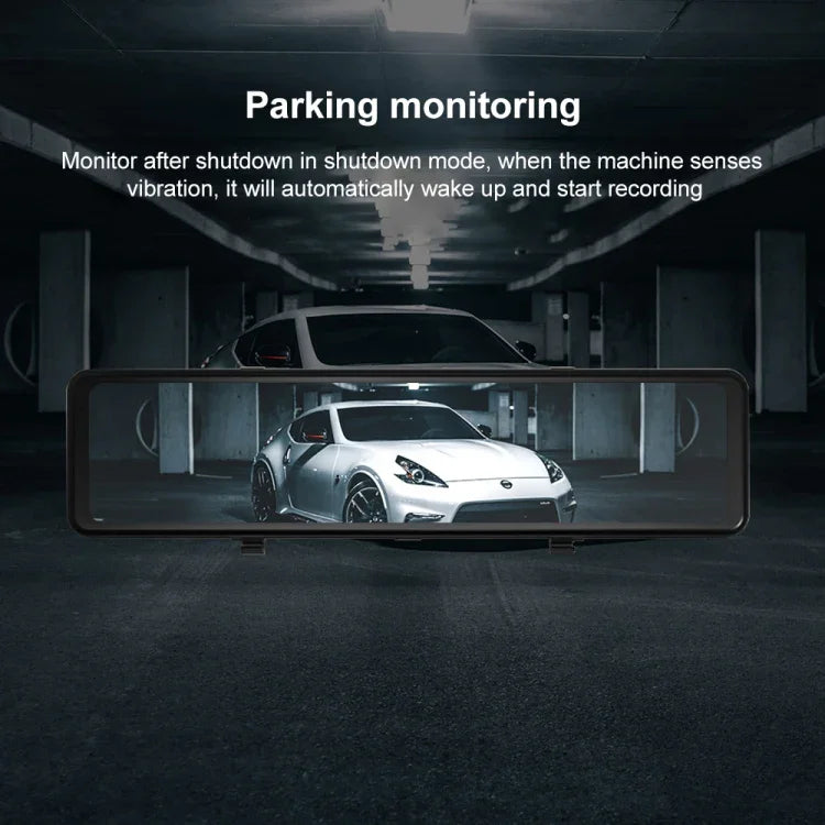 Anytek T300 超高清 1080P 10.88 吋 IPS 觸控螢幕車用行車記錄器，T300