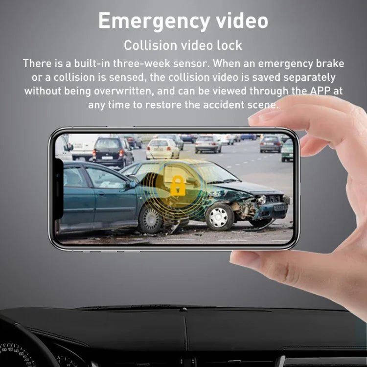 F1 車用隱藏式高清夜視 WiFi 行車記錄器，F1