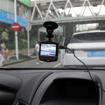 VGA 480P 車用攝錄影機 DVR 行車記錄器數位攝影機語音錄音機，配備 2.4 吋 LCD 螢幕顯示，支援 32GB Micro TF 卡及紅外線夜視功能（黑藍色），2.4 吋 LCD