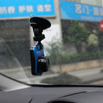 VGA 480P 車用攝錄影機 DVR 行車記錄器數位攝影機語音錄音機，配備 2.4 吋 LCD 螢幕顯示，支援 32GB Micro TF 卡及紅外線夜視功能（黑藍色），2.4 吋 LCD
