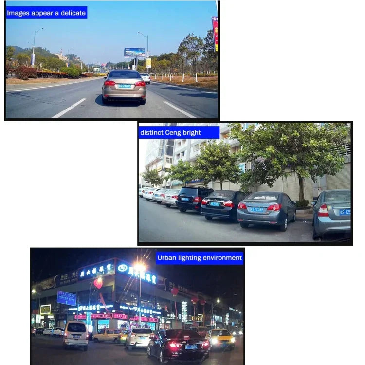 G835 高清 1080P 4.3 吋螢幕顯示後視鏡車用 DVR，Generalplus 2248，雙鏡頭 170 度廣角視野，支援 HDR 錄影／動態偵測功能，G835