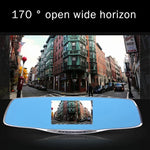 G835 高清 1080P 4.3 吋螢幕顯示後視鏡車用 DVR，Generalplus 2248，雙鏡頭 170 度廣角視野，支援 HDR 錄影／動態偵測功能，G835