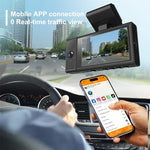 X12 2K超高清全景三錄WiFi車載行車記錄器 支持手機APP，X12