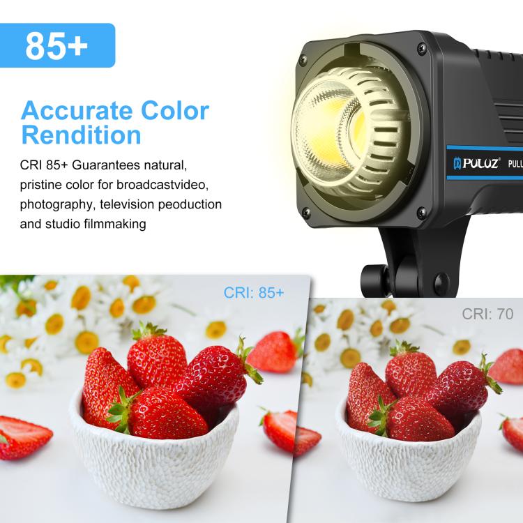 PULUZ 120W 攝影棚閃光燈套裝，含柔光箱反光板與三腳架，矩形 120W 2700K-6500K 燈光套裝 EU 插頭，矩形 120W 2700K-6500K 燈光套裝 UK 插頭，矩形 120W 2700K-6500K 燈光套裝 US 插頭