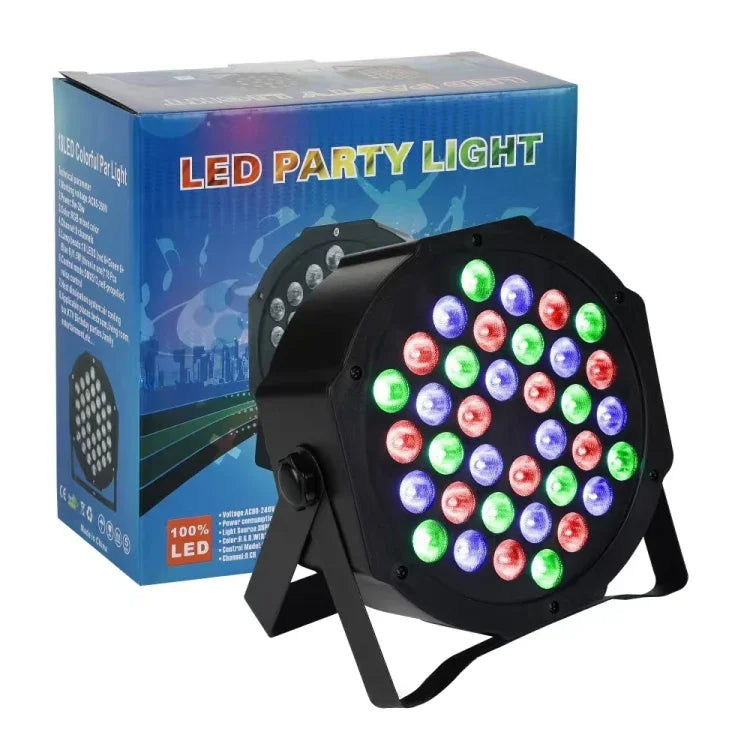 帶 LED 顯示，自動運行 / 從機 / DMX512 / 聲控模式