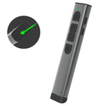 Doosl Dsit038 2.4GHz 無線簡報器 PowerPoint 點擊遙控器 綠光雷射指示筆，遙控距離：100m，綠光雷射