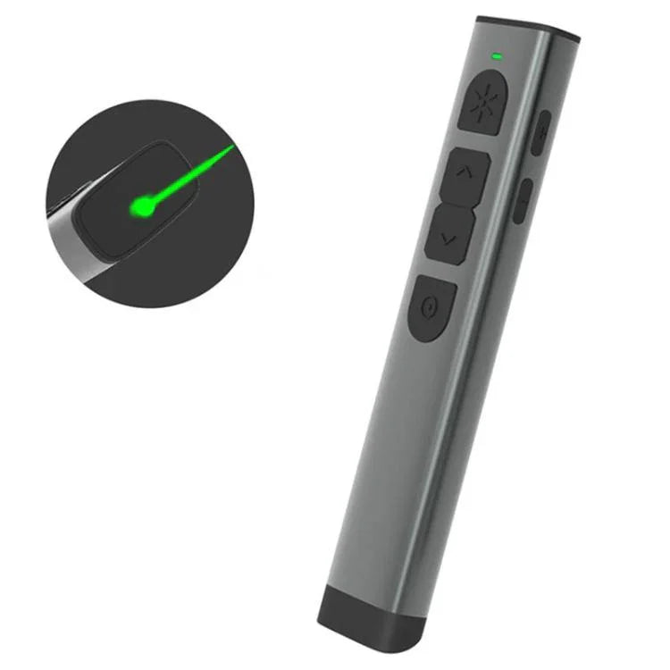 Doosl Dsit038 2.4GHz 無線簡報器 PowerPoint 點擊遙控器 綠光雷射指示筆，遙控距離：100m，綠光雷射