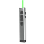 Doosl Dsit038 2.4GHz 無線簡報器 PowerPoint 點擊遙控器 綠光雷射指示筆，遙控距離：100m，綠光雷射