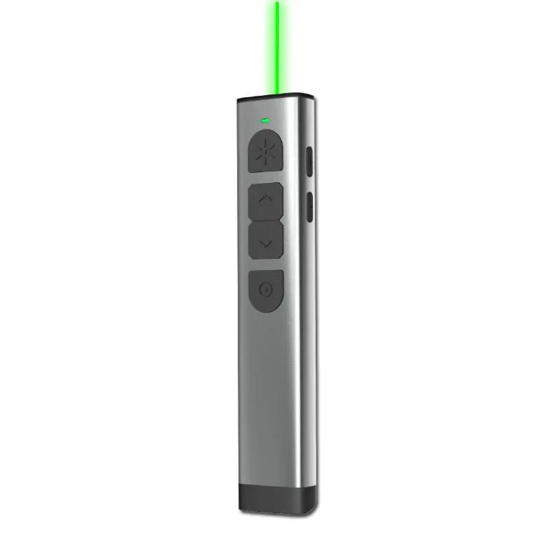 Doosl Dsit038 2.4GHz 無線簡報器 PowerPoint 點擊遙控器 綠光雷射指示筆，遙控距離：100m，綠光雷射