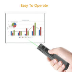 Doosl Dsit038 2.4GHz 無線簡報器 PowerPoint 點擊遙控器 綠光雷射指示筆，遙控距離：100m，綠光雷射