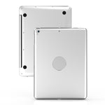 F19B 適用於 iPad 9.7（2017/2018）及 iPad Air、Air 2、iPad Pro 9.7 及新款 iPad 9.7 吋（2017）超薄 ABS 橫向翻蓋平板保護套 + 藍牙鍵盤