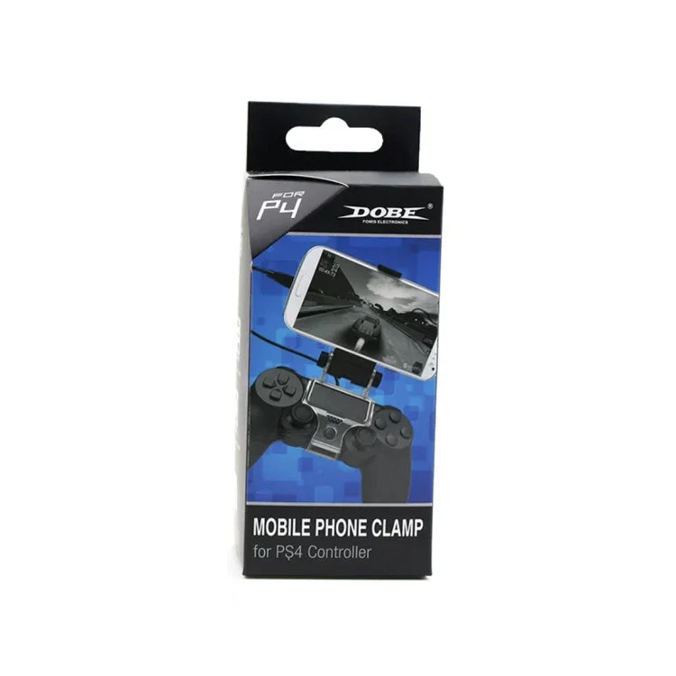 DOBE TP4-016 智慧型手機 OTG 夾持器，適用於 Sony PS4 遊戲控制器，適用於最大 6 吋手機，TP4-016