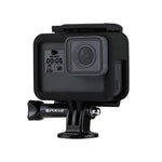 PULUZ 相機三腳架安裝轉接器，適用於PULUZ運動相機 Jaws彈性夾具安裝，適用GoPro、Insta360、DJI及其他運動相機，三腳架安裝（PVC材質）