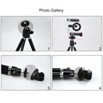 PULUZ 相機三腳架安裝轉接器，適用於PULUZ運動相機 Jaws彈性夾具安裝，適用GoPro、Insta360、DJI及其他運動相機，三腳架安裝（PVC材質）