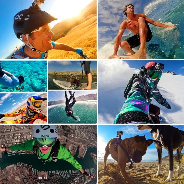 PULUZ 防水攜帶及旅行收納盒，適用GoPro、Insta360、DJI及其他運動相機配件，大尺寸：32公分 x 22公分 x 7公分，適用GoPro，大尺寸：32公分 x 22公分 x 7公分