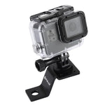 PULUZ 鋁合金機車固定支架，附三腳架轉接頭及螺絲，適用 GoPro、Insta360、DJI 及其他運動相機，固定支架 2（黑色）、固定支架 2（銀色）、固定支架 2（紅色）、固定支架 2（藍色）、固定支架 2（金色）