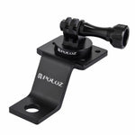 PULUZ 鋁合金機車固定支架，附三腳架轉接頭及螺絲，適用 GoPro、Insta360、DJI 及其他運動相機，固定支架 2（黑色）、固定支架 2（銀色）、固定支架 2（紅色）、固定支架 2（藍色）、固定支架 2（金色）