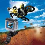 PULUZ 鋁合金機車固定支架，附三腳架轉接頭及螺絲，適用 GoPro、Insta360、DJI 及其他運動相機，固定支架 2（黑色）、固定支架 2（銀色）、固定支架 2（紅色）、固定支架 2（藍色）、固定支架 2（金色）