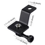 PULUZ 鋁合金機車固定支架，附三腳架轉接頭及螺絲，適用 GoPro、Insta360、DJI 及其他運動相機，固定支架 2（黑色）、固定支架 2（銀色）、固定支架 2（紅色）、固定支架 2（藍色）、固定支架 2（金色）