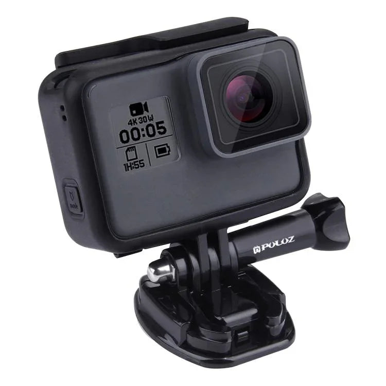 PULUZ 2 個平面安裝座 + 2 個黏貼安裝貼紙，適用 PULUZ 運動相機 Jaws 彈性夾具，適用 GoPro、Insta360、DJI 及其他運動相機，貼紙包 B