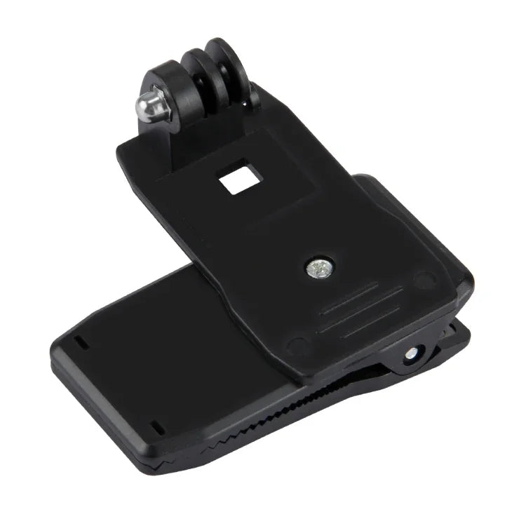 PULUZ 360度旋轉背包帽子 Rec 安裝快拆夾具，適用於 GoPro、Insta360、DJI 及其他運動相機，帽子 Rec 安裝座