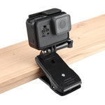 PULUZ 360度旋轉背包帽子 Rec 安裝快拆夾具，適用於 GoPro、Insta360、DJI 及其他運動相機，帽子 Rec 安裝座