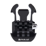 PULUZ 水平面快速釋放扣，適用於 PULUZ 運動相機 Jaws Flex 夾具支架，適用 GoPro、Insta360、DJI 及其他運動相機，快速釋放扣