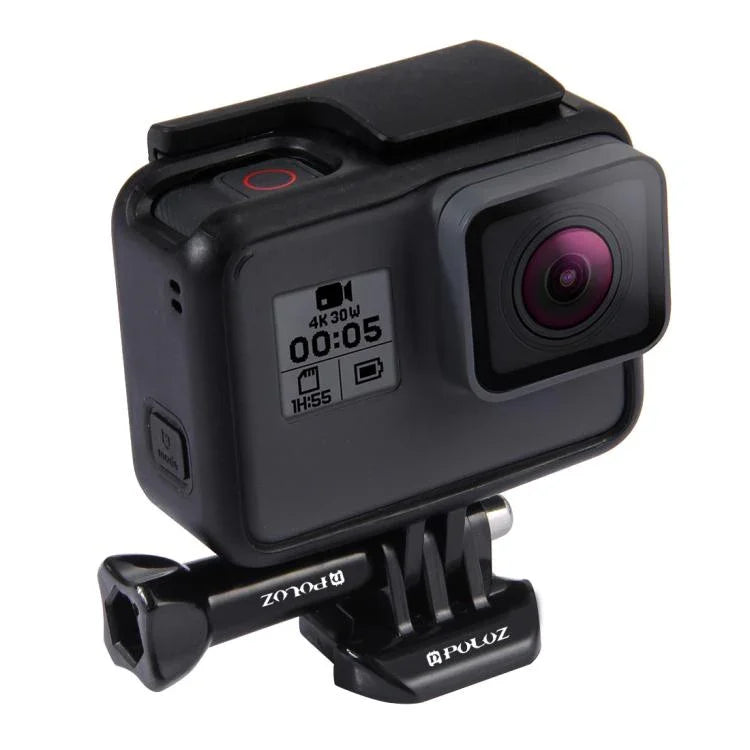 PULUZ 水平面快速釋放扣，適用於 PULUZ 運動相機 Jaws Flex 夾具支架，適用 GoPro、Insta360、DJI 及其他運動相機，快速釋放扣