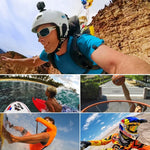 PULUZ 3片平面黏貼墊 + 3片曲面黏貼墊，適用於 GoPro、Insta360、DJI 及其他運動相機，3M 黏貼墊